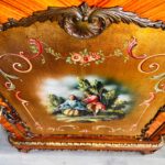 Exquisite Vintage Hand-painted Cabinet French Louis XV-style - Image 4