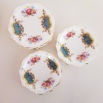 Royal Albert Berkeley Bone China Set – Floral Blue Pattern, 6 Pieces