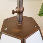 Beautiful vintage pendant light lamps, set of 2, from the 70's, Pendant lamps - Image 8