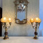 Vintage Pair of Italian Lamps, Set of 2, Home Decor Lighting, Interior Design - Image 3