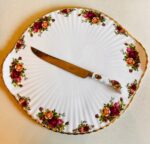 Royal Albert Old Country Roses Knife – Bone China Accent for Tea or Dessert