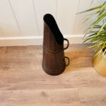 Vintage Copper Cane Stand - Hallway Umbrella Stand with Handles - Image 7