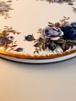 Original Royal Albert Trivet/Coaster for the teapot, Moonlight Rose, Made in England, Hard to find, Play the video - Image 4