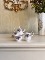 Rare! Rare! Rare! Royal Albert Moonlight Rose Mini Set. Dollhouse porcelain set. Made in England. - Image 4