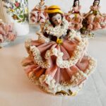 Dresden Lace Porcelain Lady Figurine – Handcrafted Rococo Style Collectible - Image 2