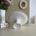 Porcelain Pedestal Dish – Royal Albert Petit Point Comport, English China - Image 8