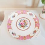Original Royal Albert Lady Carlyle Bone China Porcelain Cake Plate