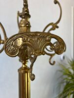 Italian Column Style Brass Standing Coat Rack, Hall Tree, Entryway Stand Rack - Image 3