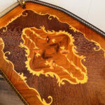 Italian Brass Bar Cart – 1960s Hollywood Regency Trolley with Glass Shelves - Image 3