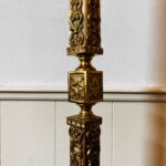 Brass and Marble Hall Tree – Hollywood Regency Coat Rack, Italian Entryway Stand - Image 7