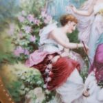 Antique Oval Tray with Handles, An Alexandra Works Royal Vienna Tray....Play the video - Image 5