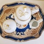 Porcelain Dresden Tea Set – German Bone China, Floral Pattern, 15-Piece Tableware Service - Image 4