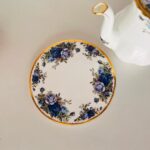 Original Royal Albert Trivet/Coaster for the teapot, Moonlight Rose, Made in England, Hard to find, Play the video - Image 6