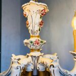 Porcelain Chandelier, Vintage Home Lighting, Capodimonte style. - Image 6