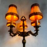 Victorian Brass Floor Lamp – Elegant Bronze Finish, 5-Light Antique Standing Light - Image 2