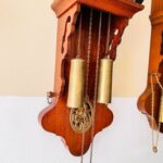 Original Warmink Wuba /Beautiful Pendulum/ Home Decor/ Antique Wall Clock/ Friesian Dutch clock/ Moon-phase/ Hand Painted/ Brass Ornaments - Image 5