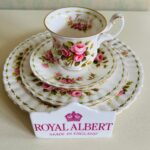 Royal Albert Rose Tea Set: June Flower of the Month, Made in England - Image 2