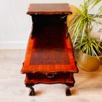 Chippendale Wood Nightstand – One Drawer Bedside Cabinet, Vintage Accent Table - Image 6