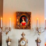 Framed Lady Portrait on Wood – Gilded Vintage Wall Art, Traditional Home Decor - Image 9