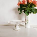 Royal Albert Porcelain Pedestal Dish – Moss Rose Footed Comport