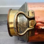 Large Copper Jug Umbrella Stand: Rustic 70s Farmhouse Decor - Image 9