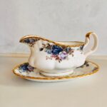 1st Quality Royal Albert Moonlight Rose, bone china, Gravy Boat, Sauce Dish, Made in England - Image 3