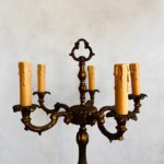 Victorian Brass Floor Lamp – Elegant Bronze Finish, 5-Light Antique Standing Light - Image 7