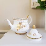 Original Royal Albert 'Golden Glory ' Tea Pot, Bone China Porcelain, Made in England, Rare Find - Image 6