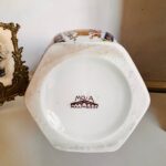 Mosa Maastricht made in Holland, vase polychrome painted, porcelain knob vase - Image 8