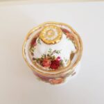 Old Country Roses Jam Jar – Royal Albert Lidded Pot, Sugar Bowl, English Bone China - Image 2