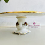 Elegant Vintage Porcelain Pedestal Dish, Royal Albert Old Country Roses, Porcelain Comport - Image 5