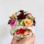 Vintage 1960 Royal Albert Old Country Roses Porcelain Bouquet Of Flowers, Made in England, A Rare Find - Image 7