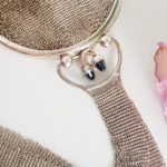 Silver Mesh Flapper Purse – 1920s Art Deco Wristlet with Finger Ring - Image 5