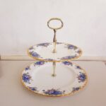 Royal Albert Moonlight Rose Cake Stand: Vintage English Bone China Dessert Server - Image 2