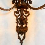 Unique French cherub/putti wall sconce 2 arms, crystals lampshade, Pendant light, Home lighting, Hanging lamp, Interior design - Image 8