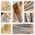 Victorian Hand-Painted Fan – Antique 1900s Decorative Lace and Wood Folding Fan - Image 10