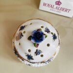 Royal Albert Moonlight Rose Lidded Bowl – 1987 Fine Bone China, Floral with Gold Trim - Image 6