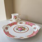 Original Royal Albert Lady Carlyle Bone China Porcelain Cake Plate - Image 2