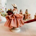 Original Dresden Lace Porcelain Lady Figurine Vintage Collectible Item - Image 6