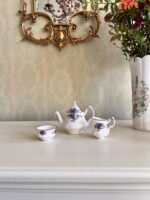 Rare! Rare! Rare! Royal Albert Moonlight Rose Mini Set. Dollhouse porcelain set. Made in England. - Image 2