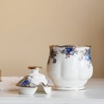 Royal Albert 'Moonlight Rose' Jam Pot with Lid, Hard to find, ! - Image 5