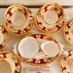 Royal Albert 'Lady Hamilton' Set Bone China Made in England Vintage Crockery - Image 4