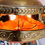 French Rococo Chandelier with Vianne Glass Shades – Louis XV Gold Tone 5-Light Fixture - Image 10