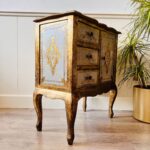 Vintage Cabinet - Gilded Wood Italian Cabinet - Hollywood Regency - Florentine Furniture - Image 6