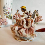 Dresden Lace Porcelain Lady Figurine – Handcrafted Rococo Style Collectible - Image 7
