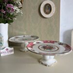 Royal Albert Lady Carlyle Pedestal Dish – Pink Floral Porcelain Comport, English Bone China - Image 10