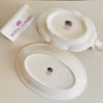 1st Quality Royal Albert Moonlight Rose, bone china, Gravy Boat, Sauce Dish, Made in England - Image 8