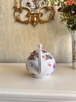 Porcelain Coffee and Tea Pot – Dresden Germany, Rococo Style, Gold Trim Details - Image 4
