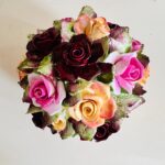 Vintage 1960 Royal Albert Old Country Roses Porcelain Bouquet Of Flowers, Made in England, A Rare Find