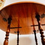 Gold Folding Bar Cart – Hollywood Regency Trolley, Mid-Century Drinks Cart on Wheels - Image 9